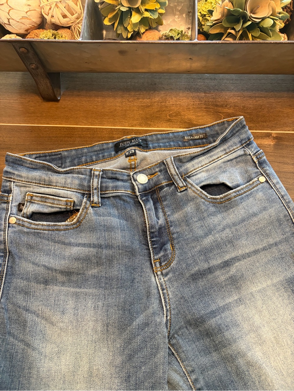 Judy Blue Faded Light Blue Stretch Jeans